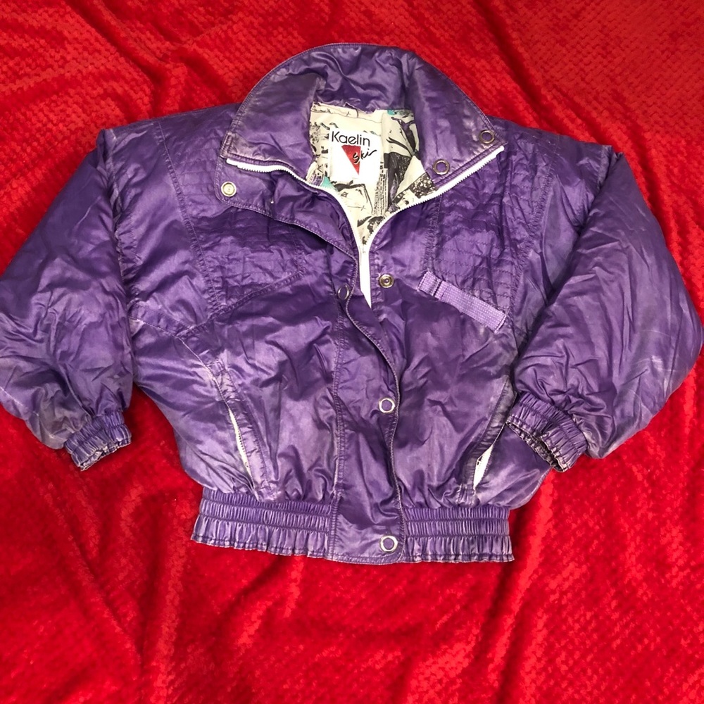 Vintage kaelin ski jacket coat